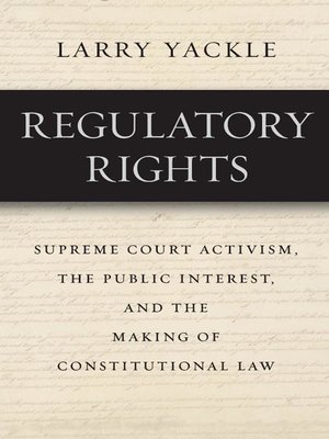 cover image of Regulatory Rights
